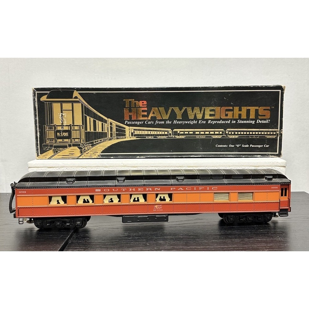 K-Line K10148 Southern Pacific Daylight Diner Car O Gauge Heavyweight w Box